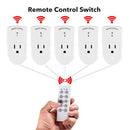 Axyaa Wireless Outlet Switch for Lights Fans & Appliances - Long Range White