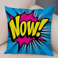 Axyaa Letters Print POP ART Pillowcase - Home Decor Cushion Cover