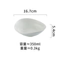 Axyaa Ceramic Irregular Bowl Set for Molecular Cuisine and Desserts