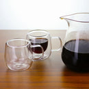 Axyaa Double-Walled Glass Coffee Cups Set for Christmas Gathering