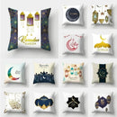 Axyaa Islamic Eid Mubarak Ramadan Cushion Cover for Muslim Home Decor