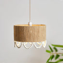 Axyaa Bohemian Hemp Rope Chandelier Pendant Light - Vintage Hanging Ceiling Lights