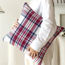 Axyaa Christmas Plain Sofa Pillowcase Cojines Double-Sided Throw Cushion Cover
