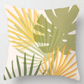 Axyaa Geometric Ginkgo Leaf Print Pillow Cover for Stylish Home & Office Decor