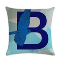 Axyaa Animal Print Linen Pillowcase Set