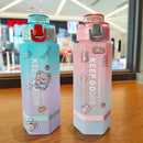 Axyaa 700ml Gradient Tea Filter Water Bottle - Portable & Cute for Girls