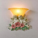 Axyaa Modern Angel Wall Lamp Vintage LED Creative Resin Sconce Light