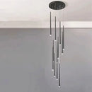 Axyaa Nordic Duplex LED Chandelier, Villa Pendant Lights for Circular Staircase & Living Room