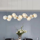 Axyaa Modern E14 LED Glass Pendant Lights for Dining Table Lighting