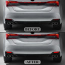 Axyaa LED Rear Bumper Reflector Lights for Toyota Avalon 2019-2022 Dynamic Turn Signal