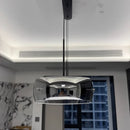 Axyaa Black Metal LED Pendant Chandeliers for Dining Room Kitchen Island Lighting