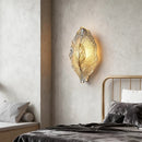 Axyaa Glass Leaf Wall Mounted Lamp for Bedroom & Living Room