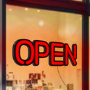 Axyaa LED Open Sign Light USB Interface High Brightness Bar Night Market Business