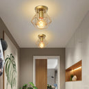 Axyaa Modern Nordic Iron Ceiling Light for Living Room Bar Retro Loft E27 Lighting Cage
