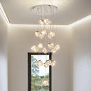 Axyaa Crystal Chandelier Pendant Light for Living Room Bedroom Ceilings