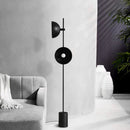 Axyaa Floor Lamp Double Shade Black - Simple & Fashionable Living Room Decoration