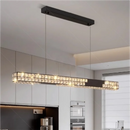 Axyaa Crystal Chandelier: Modern Stair Pendant Lamp for Living Room Interior Lighting