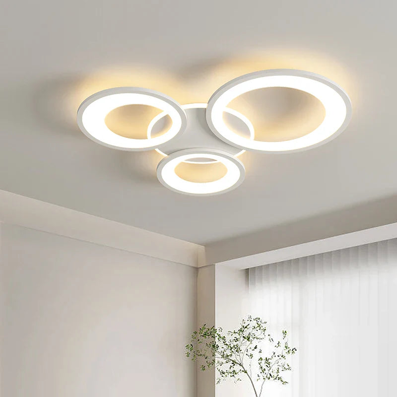 Axyaa Ring Ceiling Light: LED Indoor Lighting for Living Room, Bedroom, Dining Room