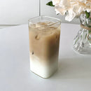 Axyaa Glass Cup Set: 250/400/480ml Drinking Glasses for Coffee, Bubble Tea, Milk, Beer