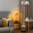 Axyaa Heart-Shaped Table Lamp with USB Three-Color Dimming - Ideal for Bedroom, Study, Living Room