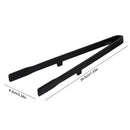 Axyaa Silicone Toast Tongs: Non-Slip Kitchen Cooking Tool Clamp BBQ Salad Trivet