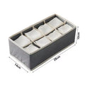 Axyaa Closet Organizer Box for Jeans Drawer Pants System Storage Organizer