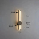 Axyaa Nordic LED Wall Lamp for Bedroom Living Room Foyer Dining Minimalist Modern