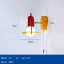 Colorful Chain Switch Wall Sconce by Axyaa for Bedroom, Parlor, Aisle - Art Deco Style