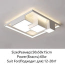 Axyaa Nordic LED Ceiling Light - Dimmable Modern Fixture for Living Spaces