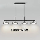Axyaa Glass LED Pendant Light for Minimalist Dining and Bedroom Lighting