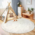 Axyaa Silky Soft Shaggy Area Rug for Living Room Bedroom Kids Nursery Mats