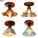 Axyaa Glass Ceiling Lamp: Modern LED Indoor Lighting for Living Room & Balcony