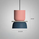 Axyaa Nordic LED Pendant Lamp for Living Bedroom Study Bar Dining Room