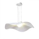 Axyaa White LED Fabric Pendant Lights for Dining Room