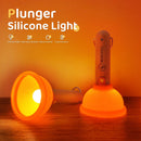 Axyaa LED Plunger Night Light: Dimming, Tricky Silicone Toy for Children's Bedroom