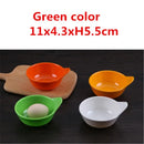 Axya Melamine Butter Dish Snack Sushi Soy Sauce Plate Serving Tray