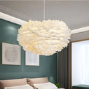 Axyaa Feather Pendant Lamp: Nordic Modern, Romantic, and Creative Bedroom Lighting