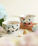 Axyaa 5-Inch Ceramic Panda Rice Bowl - Microwave Safe, High Aesthetic Value