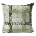 Axyaa Green Floral Pattern Cushion Cover for Home Sofa Car Decor
