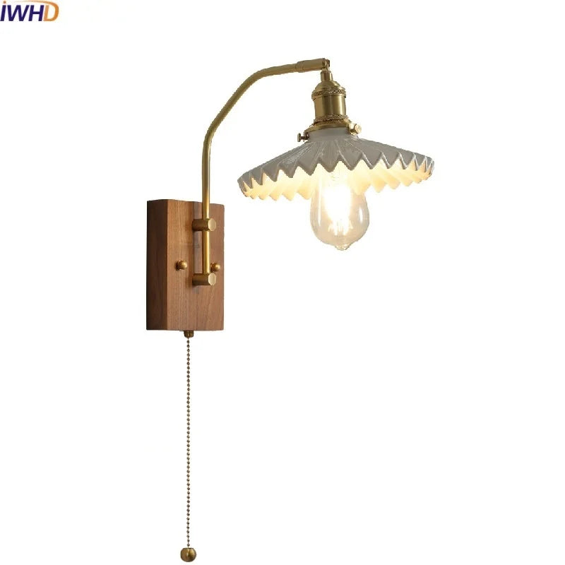 Axyaa Ceramic LED Wall Lights for Bedroom & Living Room