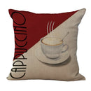 Axyaa Elegant Woman Red Wine Linen Cushion Cover for Home & Car Decor
