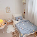 Axyaa Cartoon Milk Fleece Lamb Blanket - Spring/Autumn Season Sofa Nap Blanket