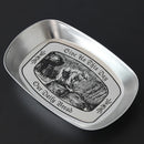 Axyaa Silver Stainless Steel Tray Set for Food Storage and Service