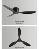 Axyaa Modern Ceiling Fan Remote Control Bedroom 110v 220v