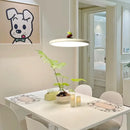 Axyaa Medieval Restaurant Pendant Light: Modern Nordic M Bean Flying Saucer Suspension Lamp