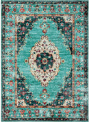 Axyaa Retro Style Large Rug - Modern Short Pile European Design for Home Decor