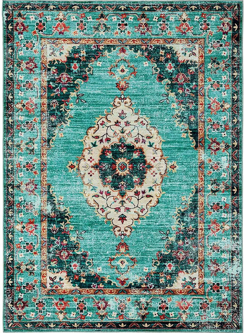 Axyaa Retro Style Large Rug - Modern Short Pile European Design for Home Decor