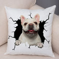 Axyaa Cute Dog Print Pillow Case for Home Decor and Comfort