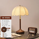 Axyaa Handmade Glass Table Lamp Luxury Bedroom Decor Bedside Desk Light