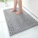 Axyaa Chenille Bath Mat: Soft, Absorbent, Anti-Slip Rug for Bathroom & Shower